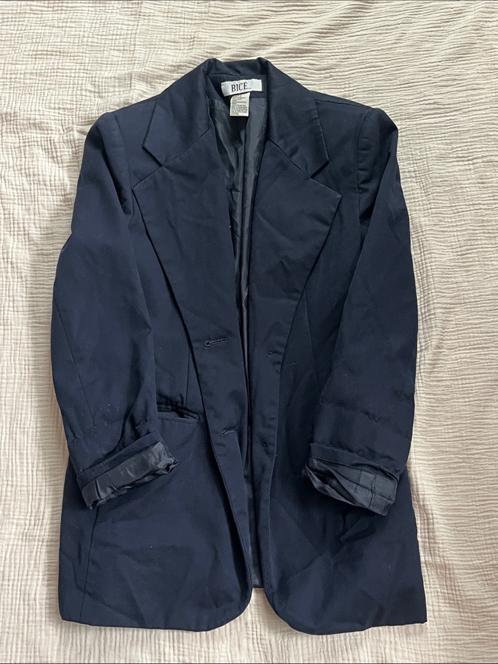 Bice Navy Oversized Women's Blazer